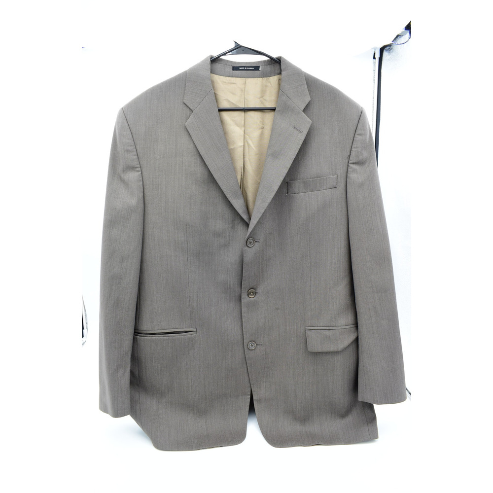 Calvin Klein Macys Mens Store Wool Laine Suit Jacket Size 44L